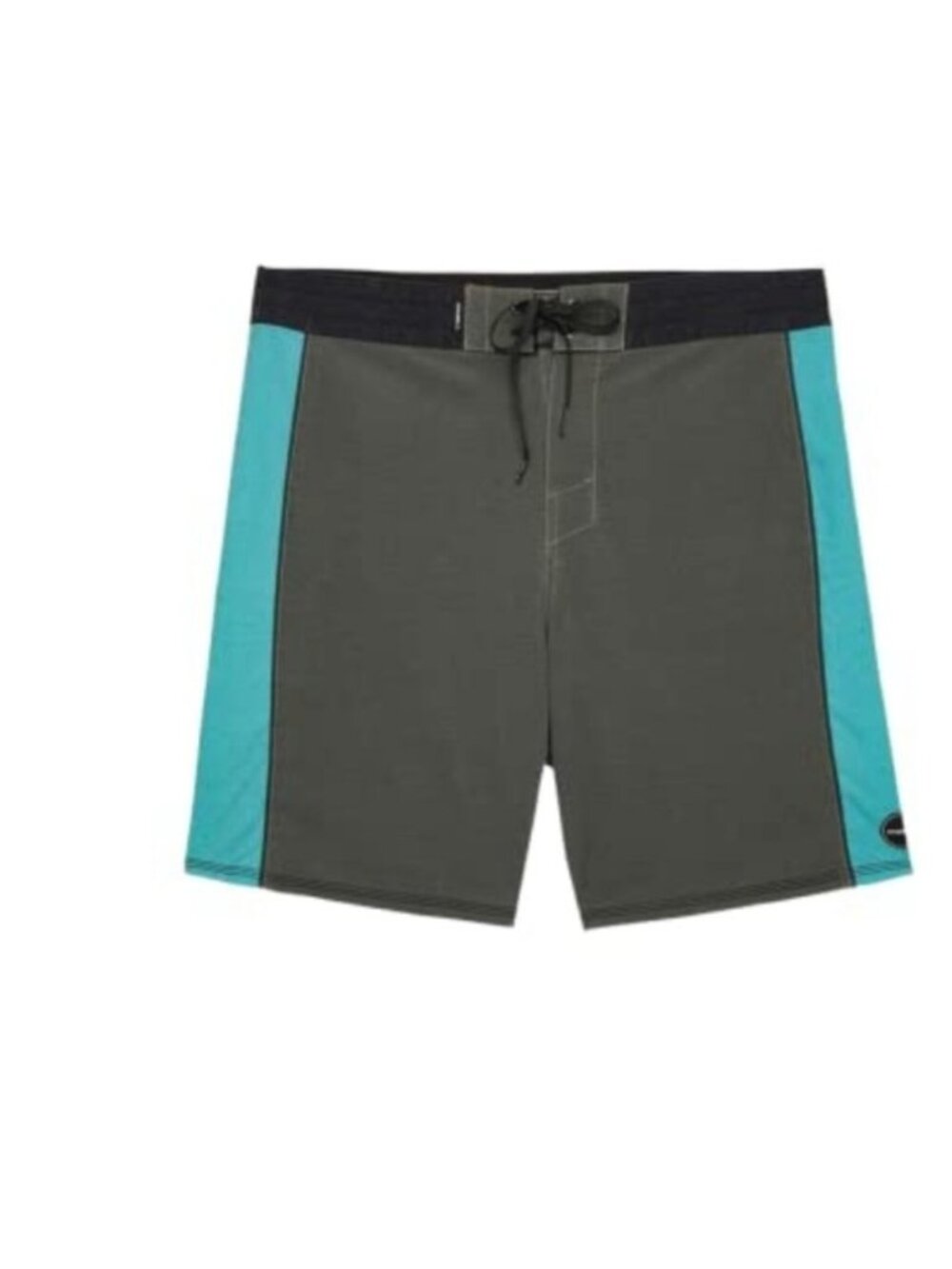 O'Neill Hyperfreak Guru Solid Boardshorts Swim Trunks, Army, Size 32
